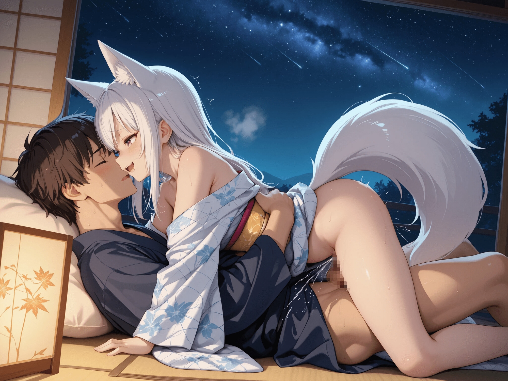 狐っ娘と着たままえっち！ 狐に色んな意味で「つつまれた」あの日 画像9