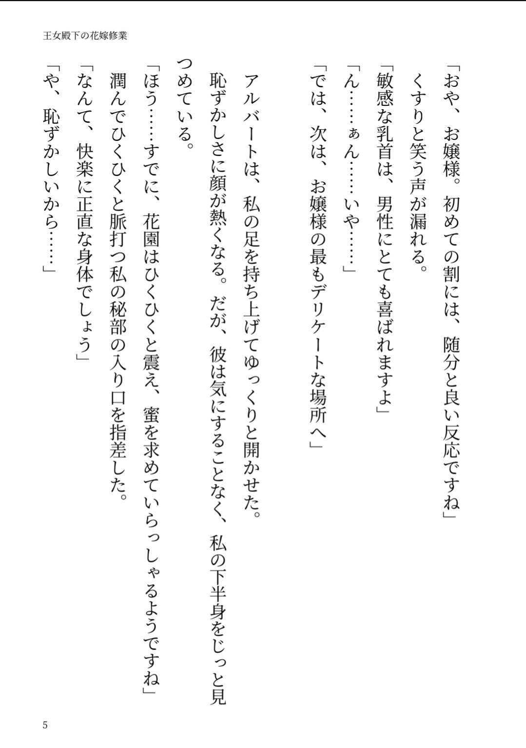 王女殿下の花嫁修業 〜専属執事の淫らな愛育〜