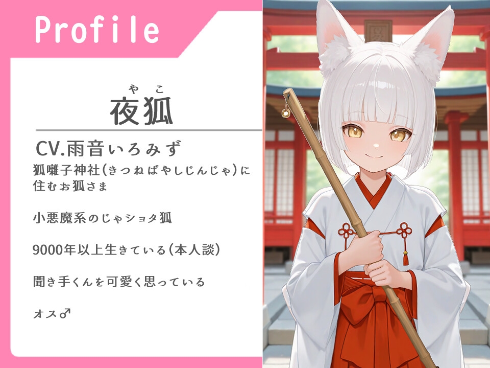 大好きな狐様はまさかののじゃショタ狐～あまあまメス堕ち指南～【のじゃショタ攻め/逆アナルセックス】 画像1