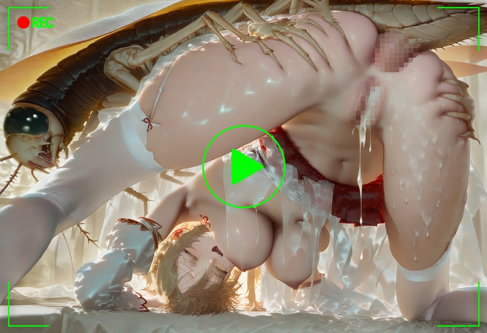 結城明日奈が蟲○されるまで(ゴキブリ編)【CG+動画】 画像7