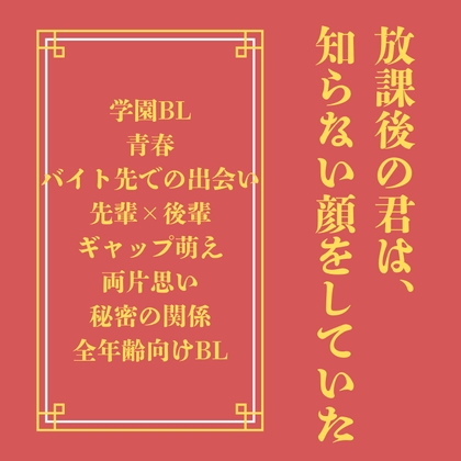 放課後の君は、知らない顔をしていた [LOVELOVEパレット(全年齢版)]