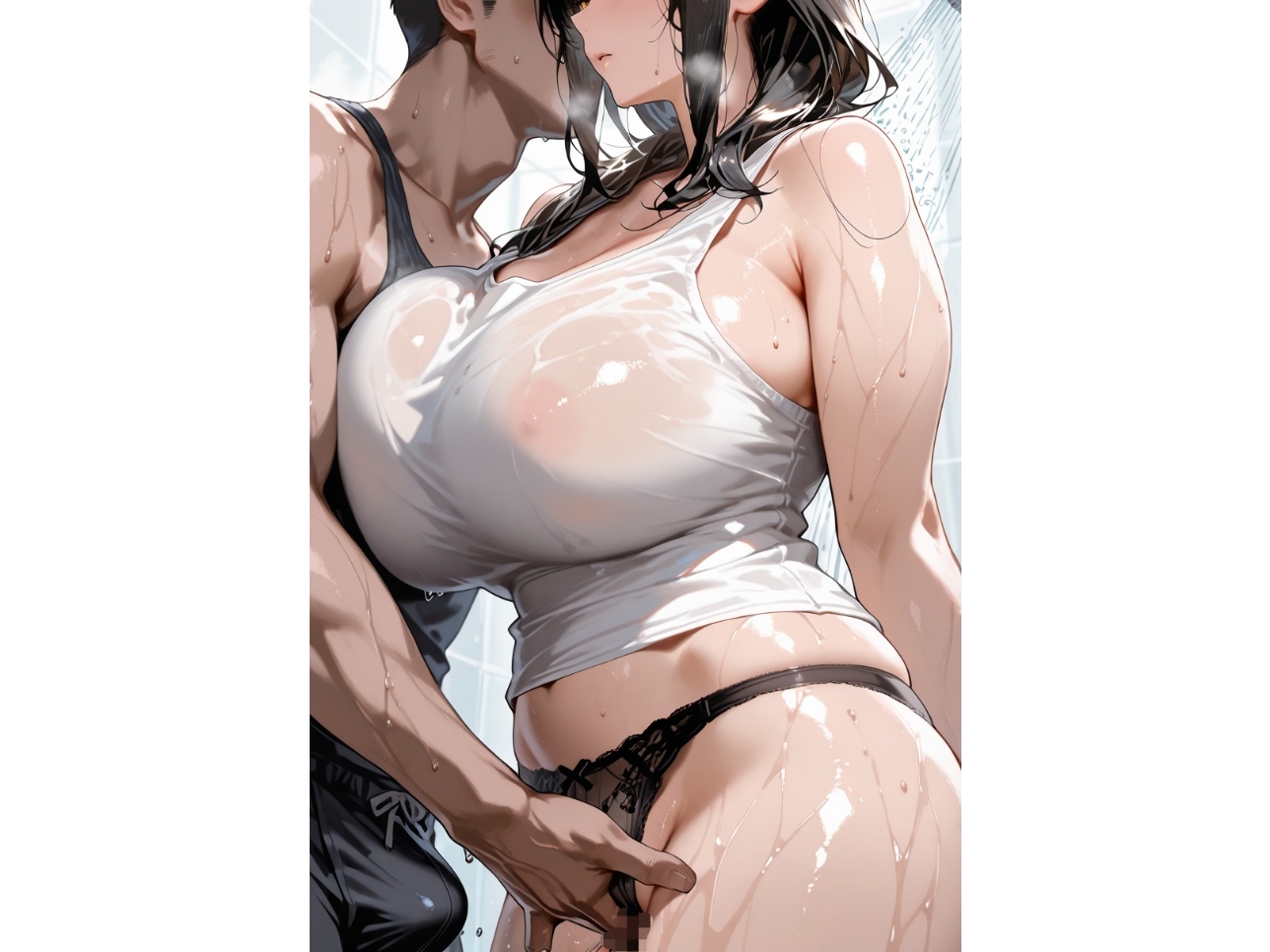 汗だくSEXで堕ちる友達の爆乳母さん 画像7