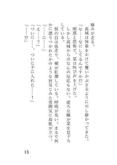 わたしの部屋を覗いていた男に侵入されてイヤだと言ったのにイカされました