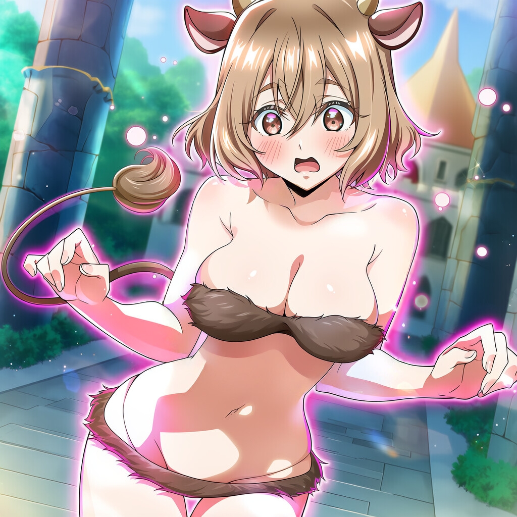 頭を撫でるとどんどん成長するミノタウロスに懐かれる_出会い編_3