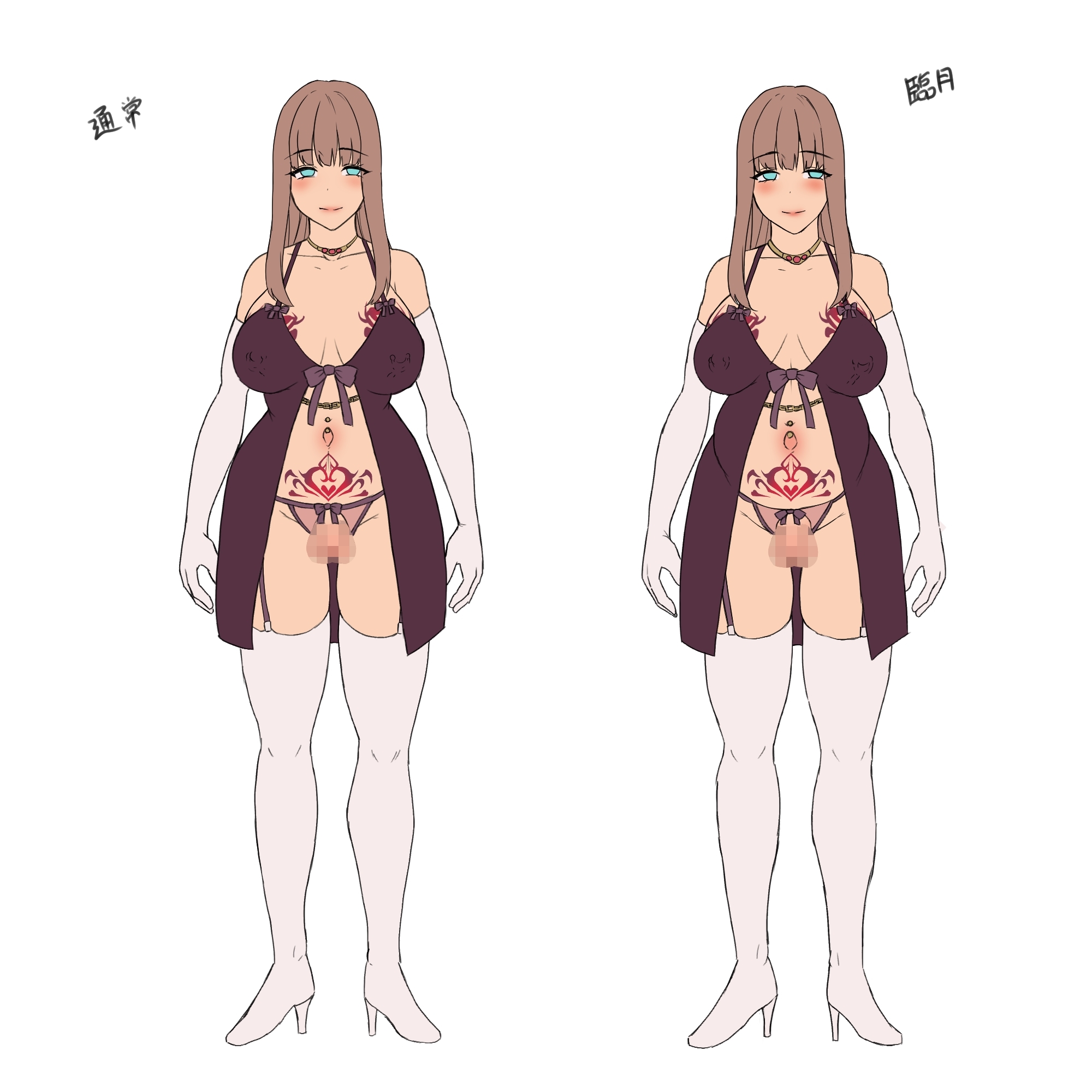 【ふたなり×ボテ腹×純愛】元チート能力持ち勇者の完全屈服ボテ腹ラブラブ新婚生活9