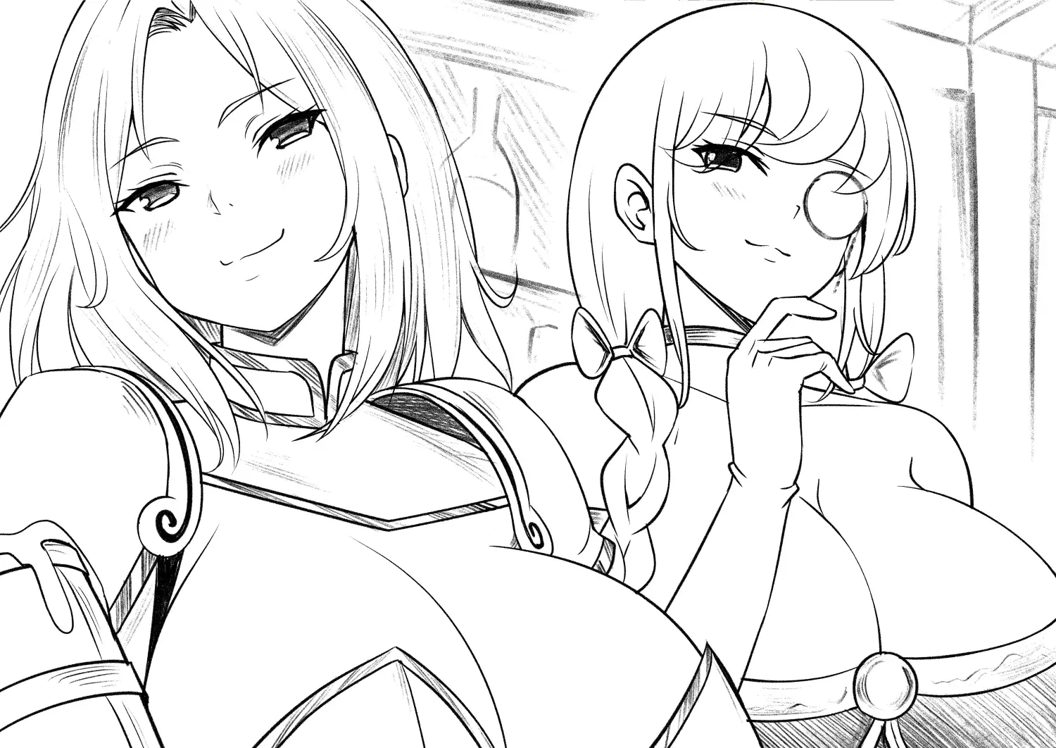 耳ほじクエスト～ミミーダの酒場～『強くてセクシーな戦士のお姉さんをなかまにする?▶はい いいえ』 でぶり エロ画像5