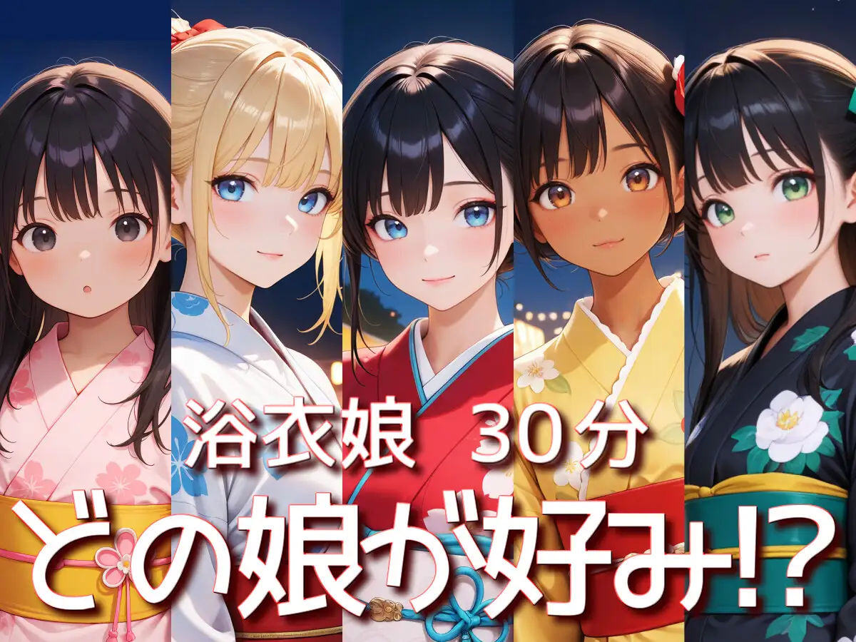 サンプル画像2|【エロCG/動画】浴衣娘 30分 着衣フルシコSpecial【衣越し果肉】