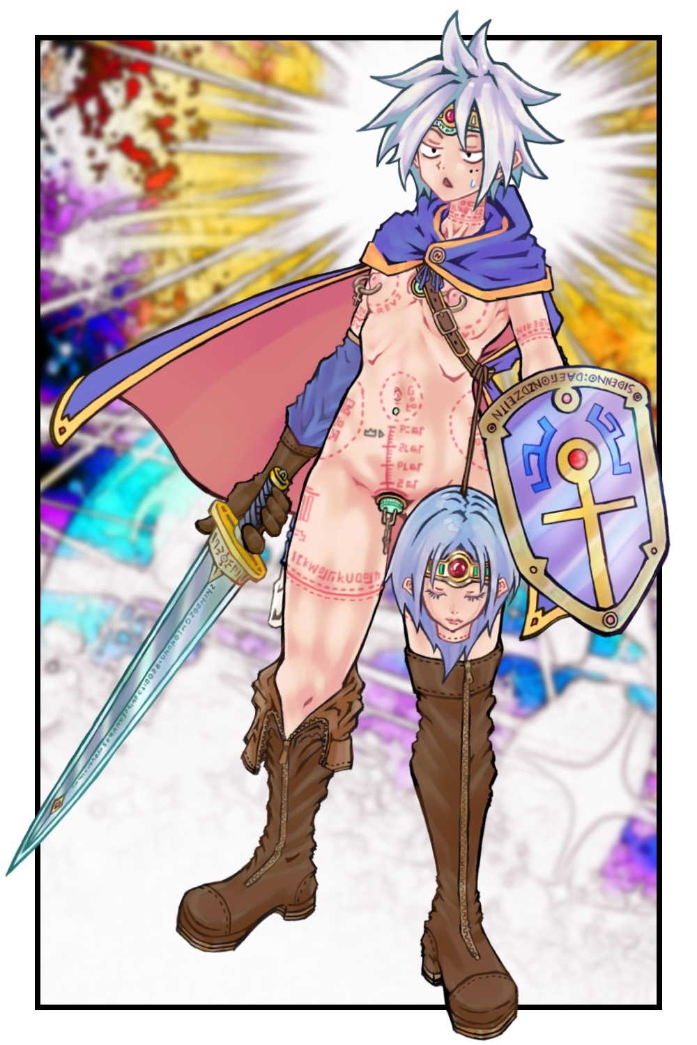 【脱衣版】新約の勇者プロテスタ イラスト集 画像2