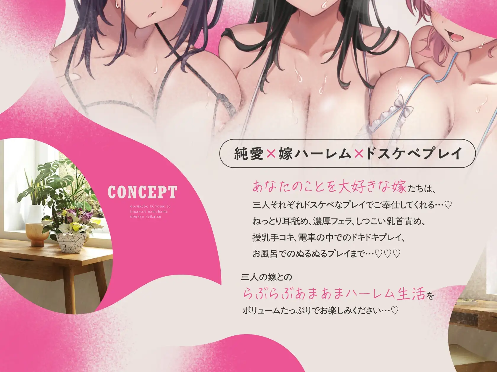 JK嫁ハーレム～ドスケベJK嫁と日替わり生ハメ同居性活～【10日間限定ドスケベイラスト特典付き❗2025年11月7日23:59まで】_1