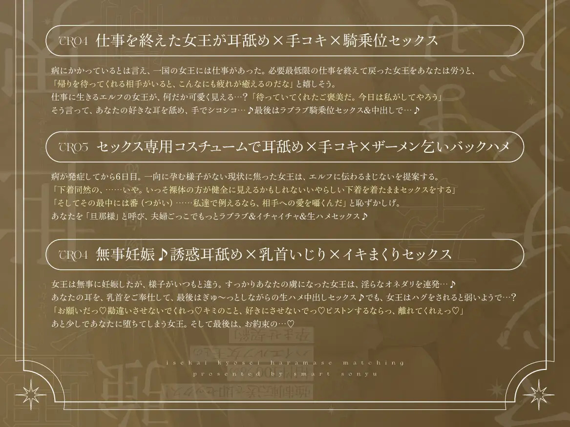 異世界強○孕ませマッチング ～強○転送で即セックス！相性100%のハイエルフ女王との孕ませ契約～ スマート挿入 エロ画像4