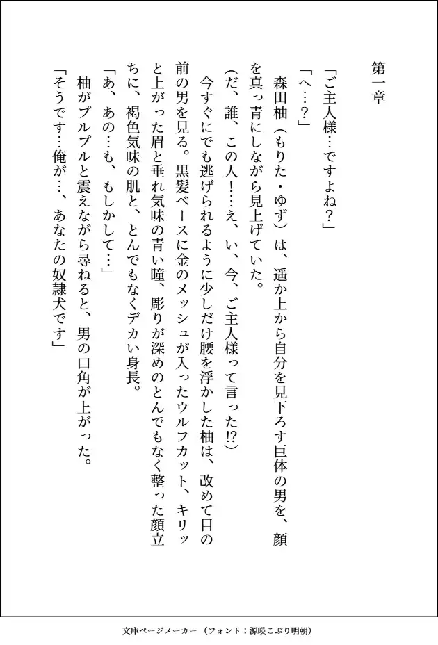 通話だけで調教してたM犬(実は凶悪顔デカ強男子)の子犬顔に絆されてえっちな躾してたら、本気獣ピストンに負けてご主人様兼恋人になる話 愚直 エロ画像2