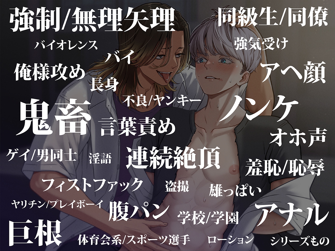 肛虐の拳 ─学園最強の美形男子は学園一傍若無人な俺様イケメンに劇弱アナルを見抜かれてオナホ性奴○に堕ちる─ 壱