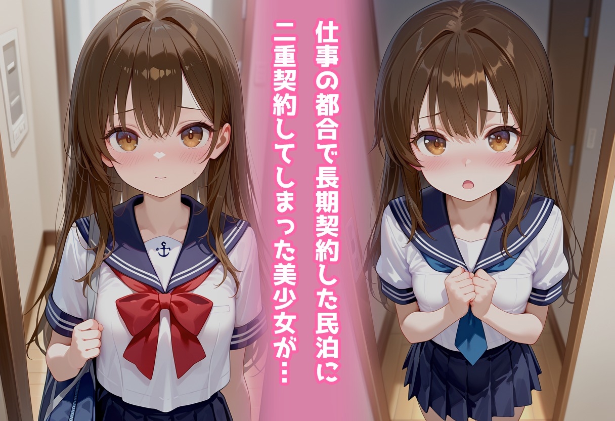 民泊トラブル！?…美少女と突然の強○ルームシェア性活 ～美月編～ 画像1