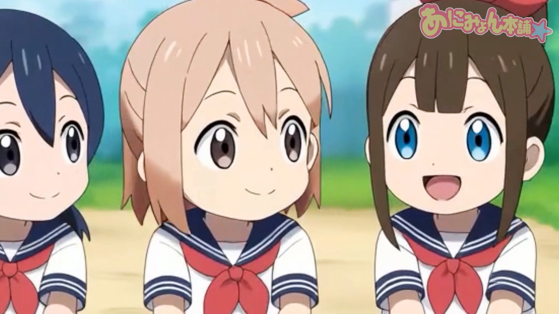 【フルボイスアニメ】サッカー応援中にえっちな風でパンチラしちゃってる女の子たちΣ('◉⌓◉’) 画像1