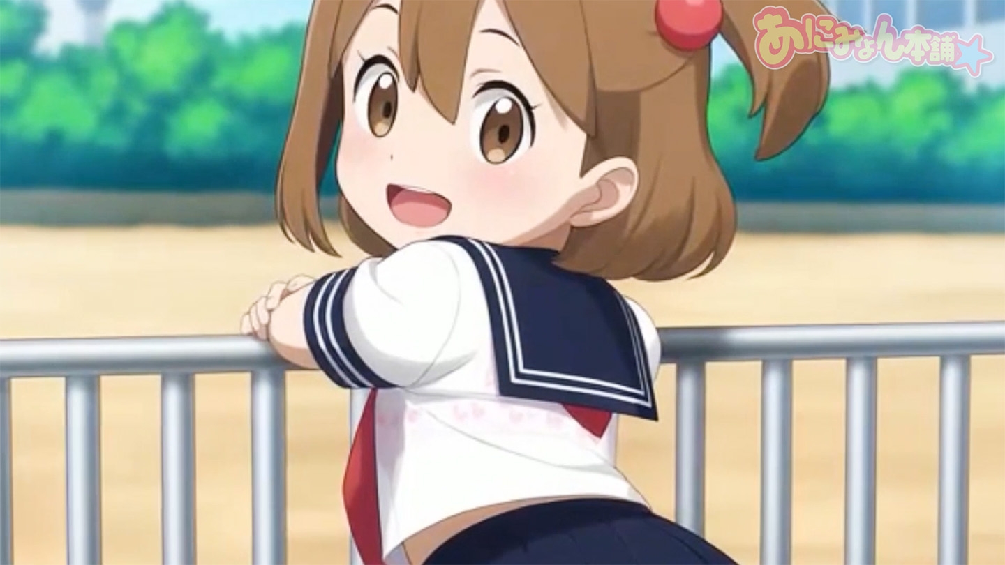 【フルボイスアニメ】サッカー応援中にえっちな風でパンチラしちゃってる女の子たちΣ('◉⌓◉’) 画像4