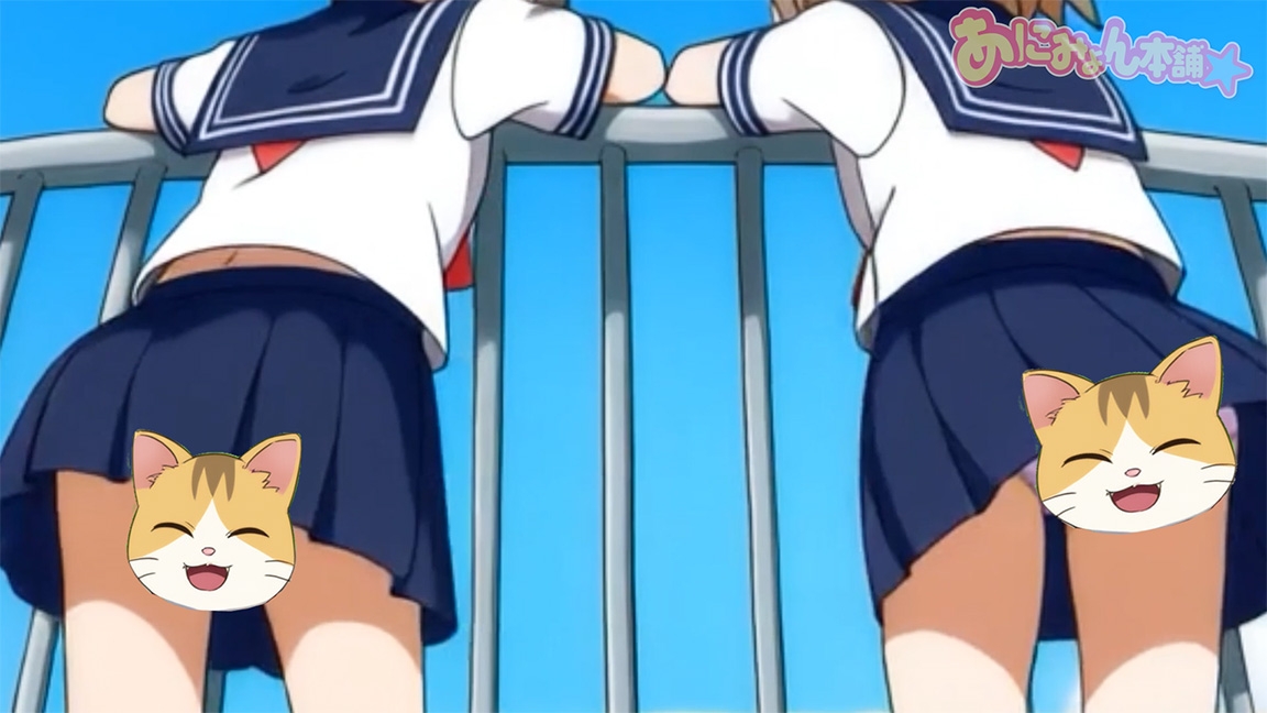 【フルボイスアニメ】サッカー応援中にえっちな風でパンチラしちゃってる女の子たちΣ('◉⌓◉’) 画像7