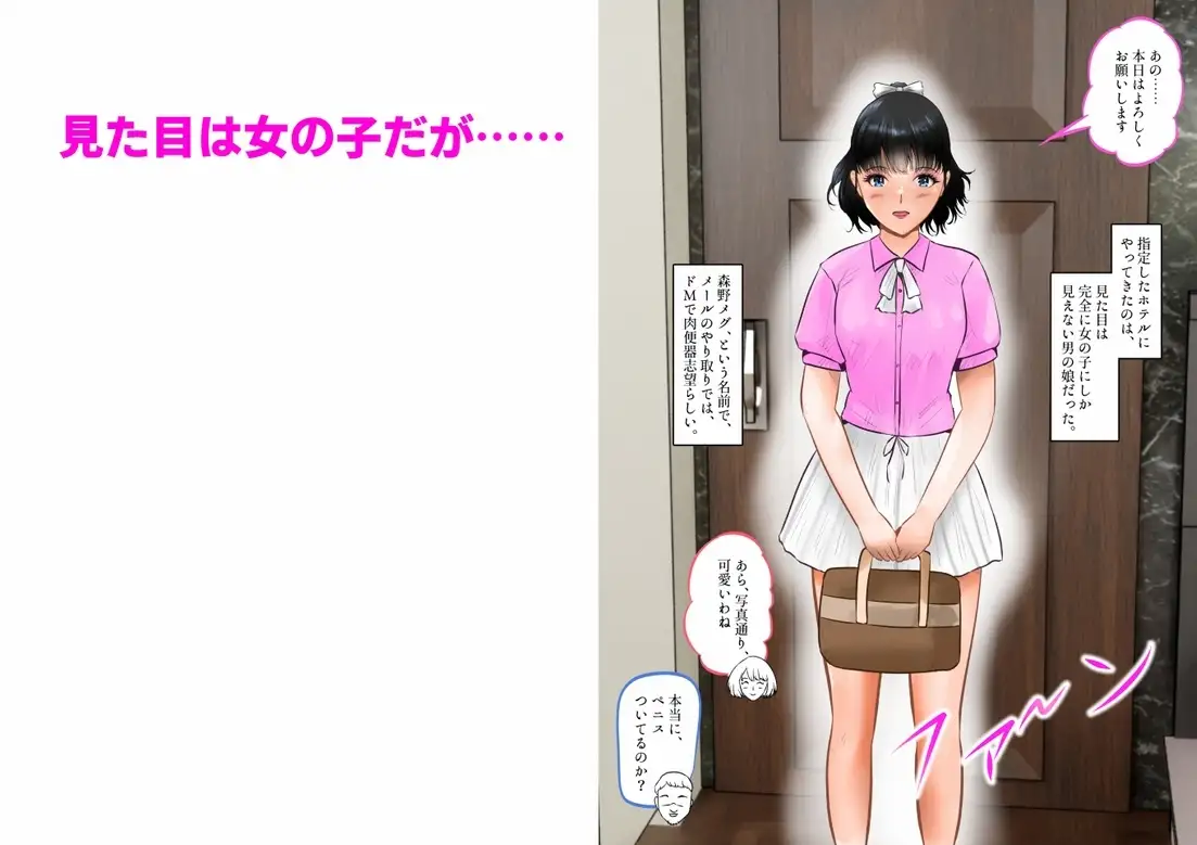 変態夫婦、両性具有の可愛い男の娘と調教3P 上巻 サンプル画像 2