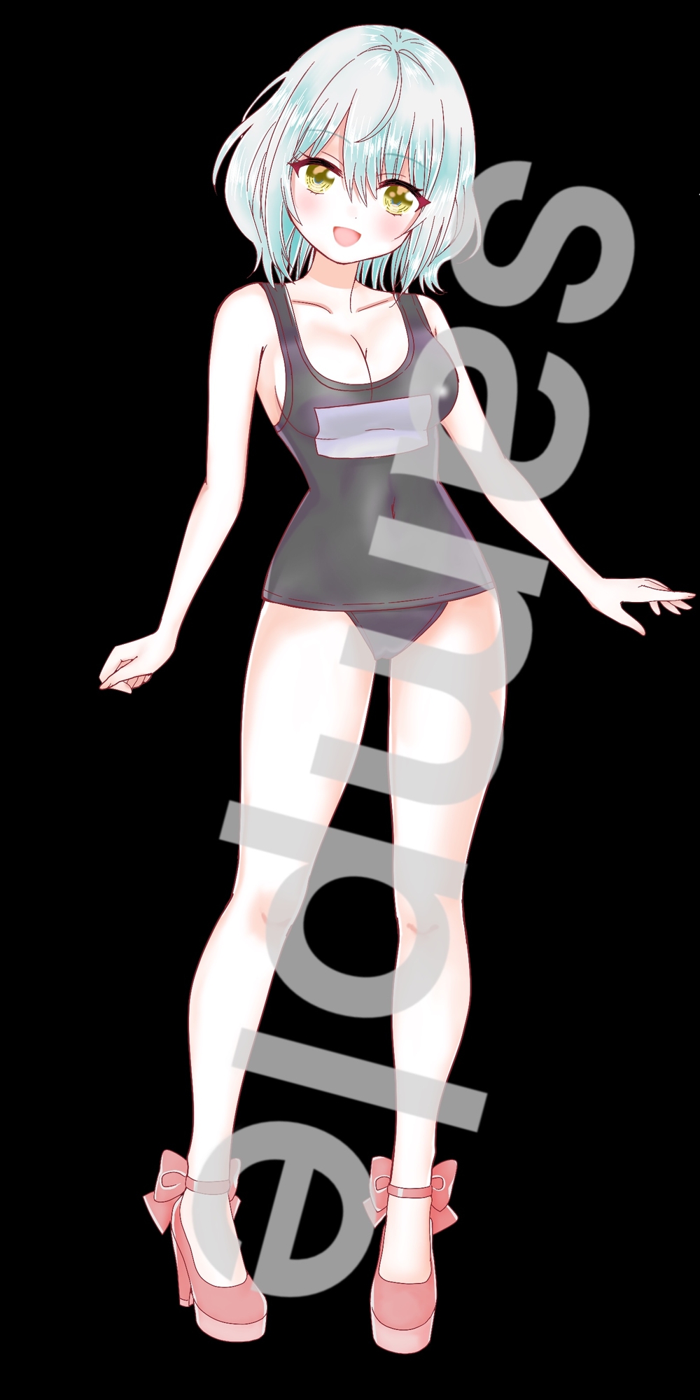水着の女の子立ち絵11