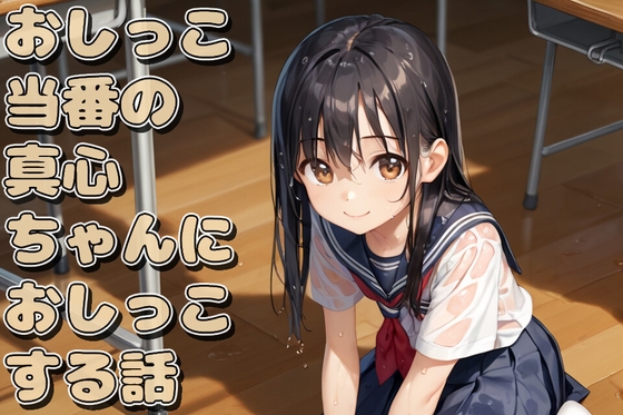 おしっこ当番の真心ちゃんにおしっこする話