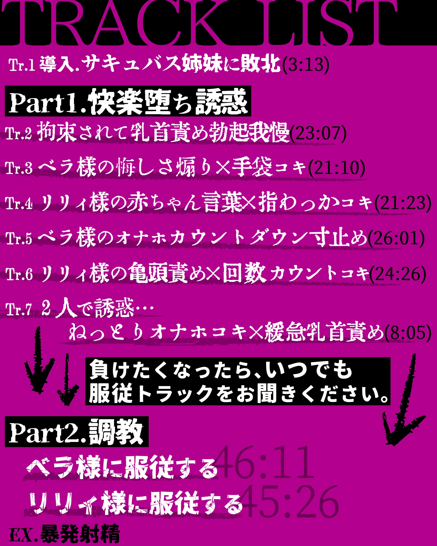 【総再生時間3h40m】つよつよ淫魔に敗北&調教~マゾ乳首責め×寸止め地獄で快楽堕ち~【乳首カリカリ特化】 画像4