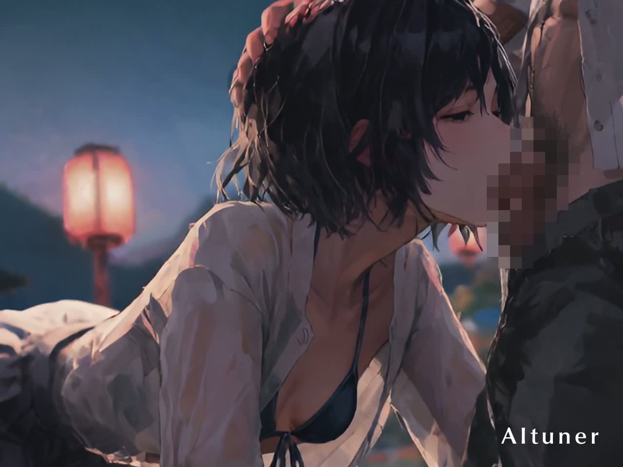 【29分HD】二つの夜、ひとつの熱――ネオンから提灯へ、彼女達は最後まで。_7