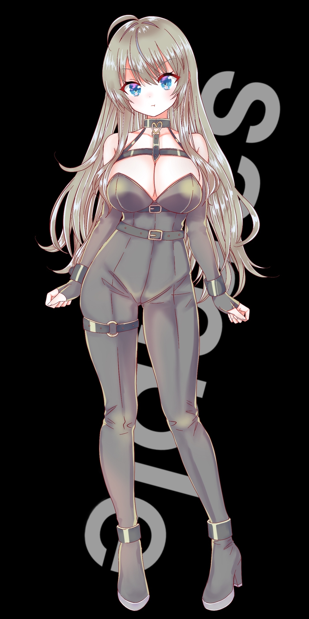 ボンテージ衣装の女の子立ち絵2