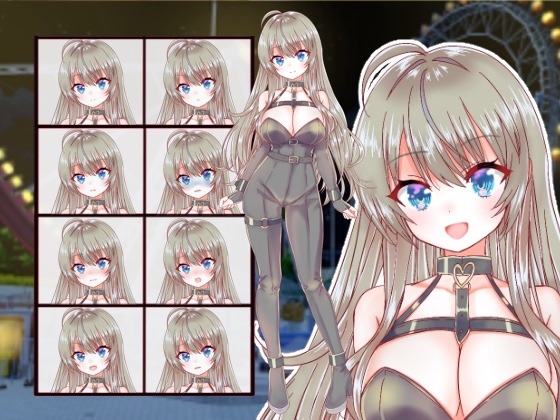 ボンテージ衣装の女の子立ち絵2