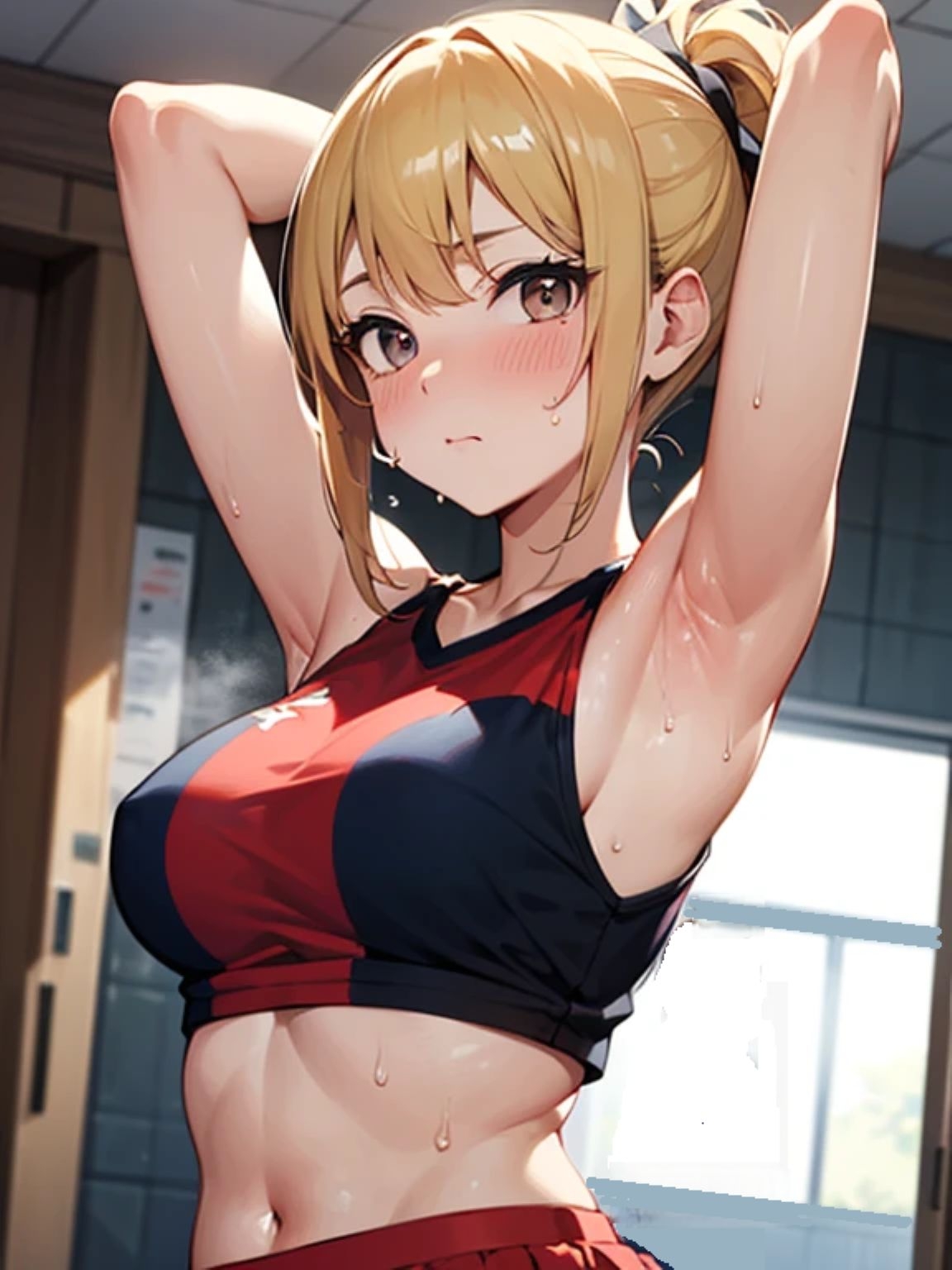ちょいエロ金髪チアリーダー 画像1