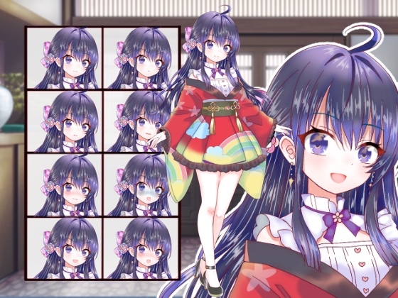 和装風衣装の女の子立ち絵14_2