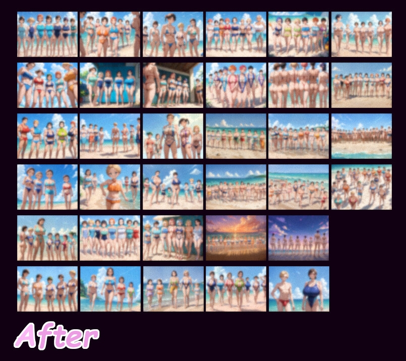 夏の水着TS Before After CG集_3