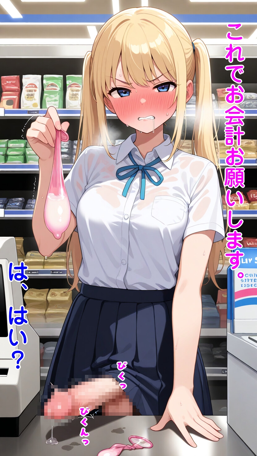 常識改変・精液でお支払いするコンビニ 画像8