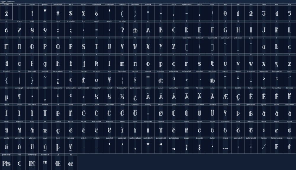 胡蝶セリフフォント-アールデコメトロポリタン