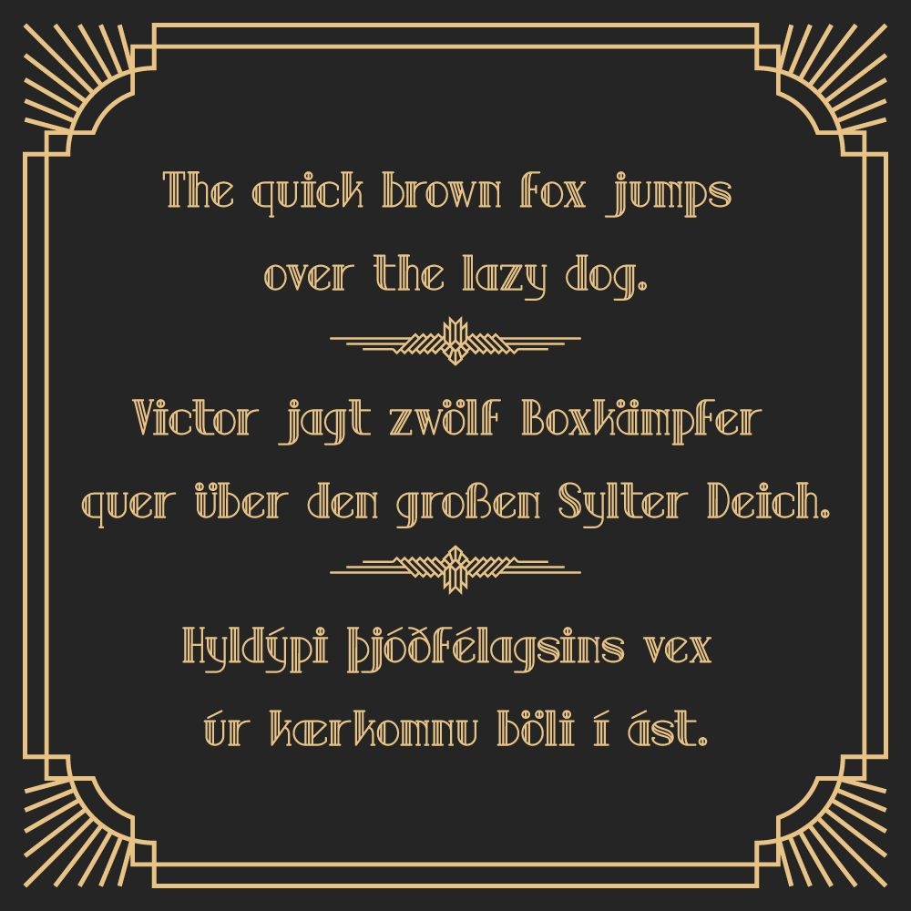 胡蝶セリフフォント-アールデコメトロポリタン