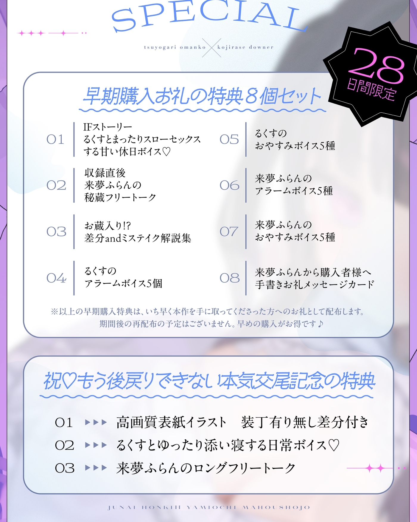 ✅早期購入特典付き【5時間半超】純愛♡闇堕ち魔法少女~強がりおまんこ×こじらせダウナー×魔力供給⇒連続イキ♡湿度高めなラブハメ本気交尾しまくるお話~cv来夢ふらん 画像5