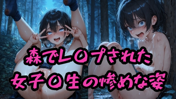 森でレ〇プされた女子〇生の惨めな姿