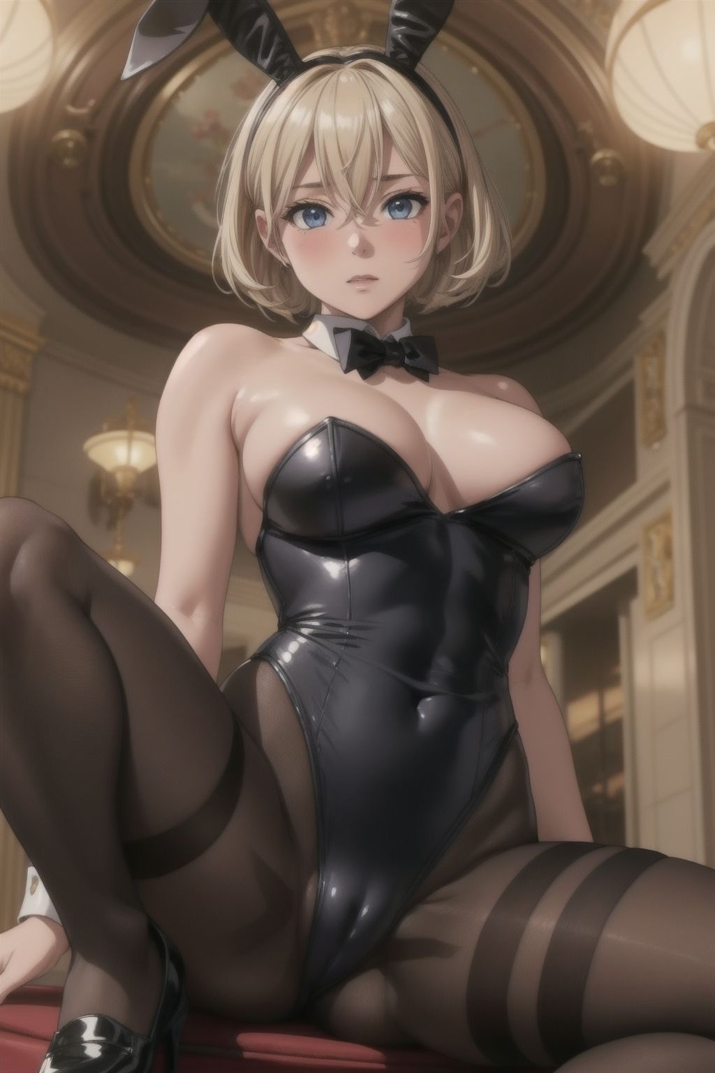 ブロンドショートのバニー_2