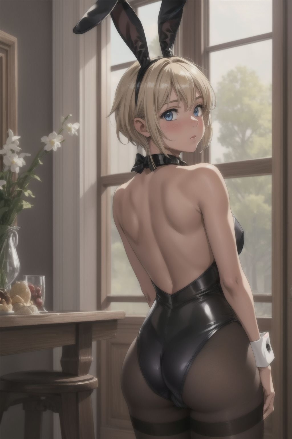 ブロンドショートのバニー_5