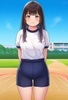 結衣、青いプールのほとりで [Kotohalabo]