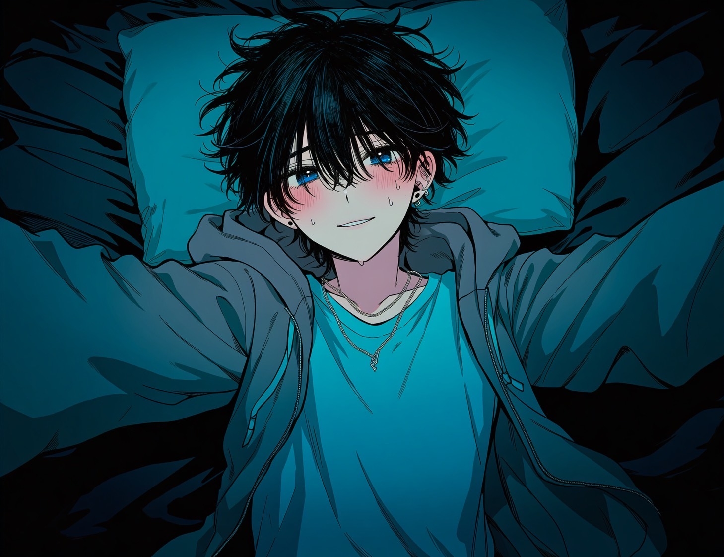 修学旅行の夜、ムラムラが抑えられなくて同部屋のやつと喘ぎまくってイチャ甘セックス 画像2