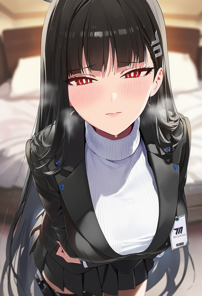 ブルア◯ 調月リ◯とおじさんのラブラブH 高解像度イラスト集 画像1