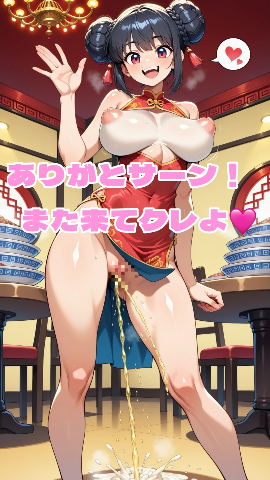 中華料理店の無限放尿サービス 画像10