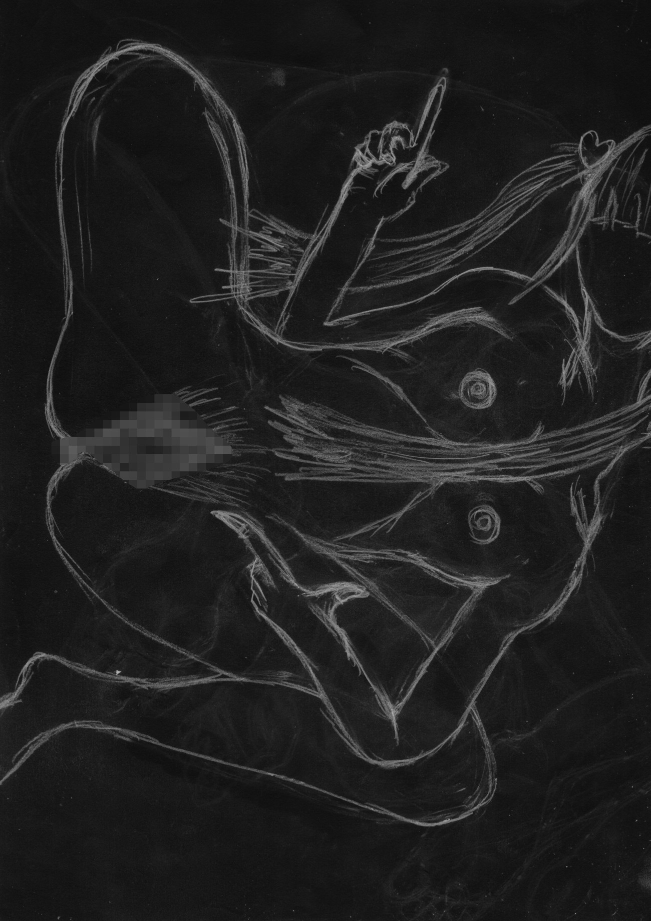 黒よりも黒いエロティックホラー黒戯絵集「マネキンポーズ2」 画像7