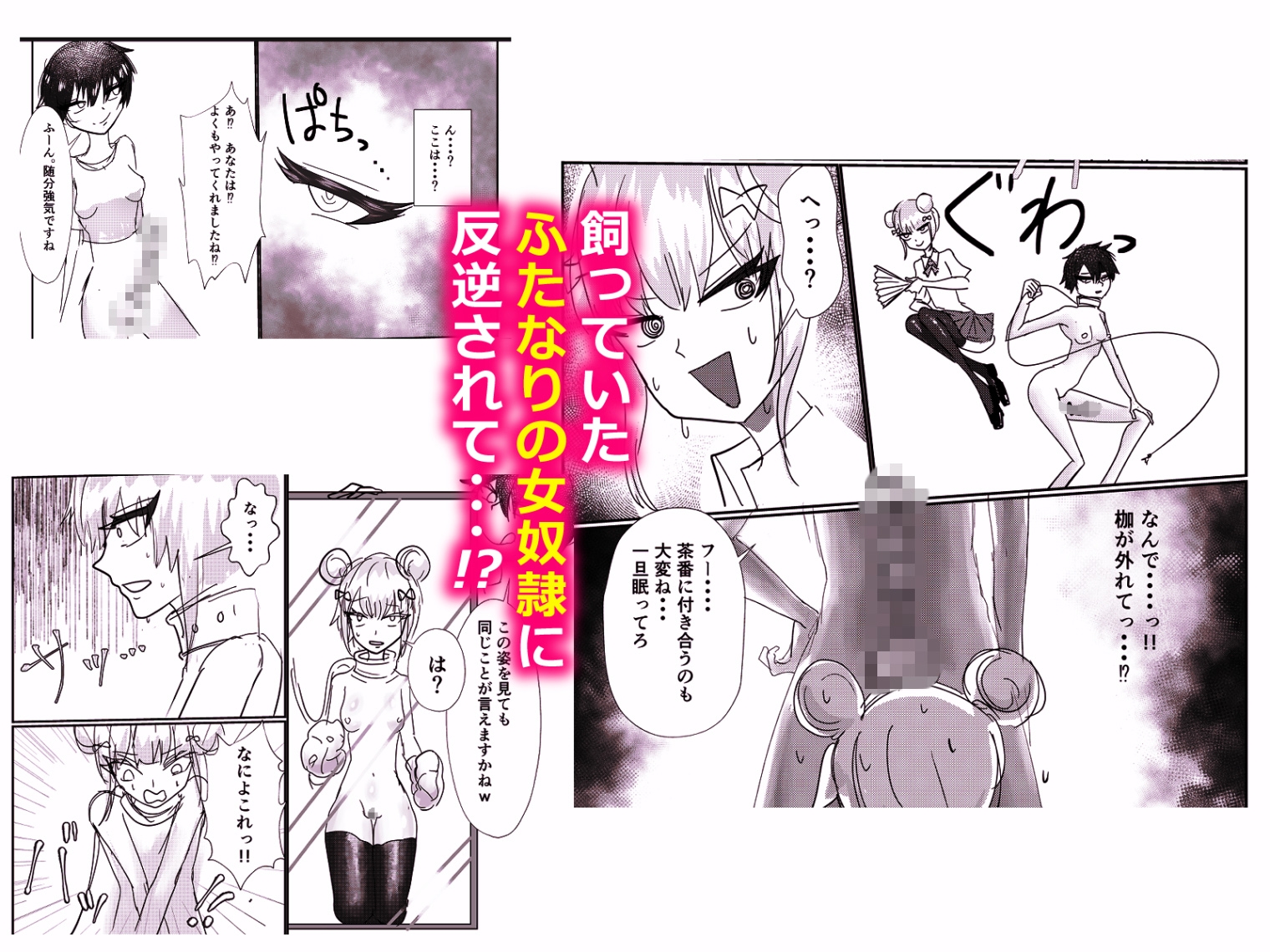 高飛車お嬢様 ふたなり奴○に反逆される 画像2