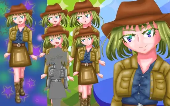 立ち絵素材19カウガール