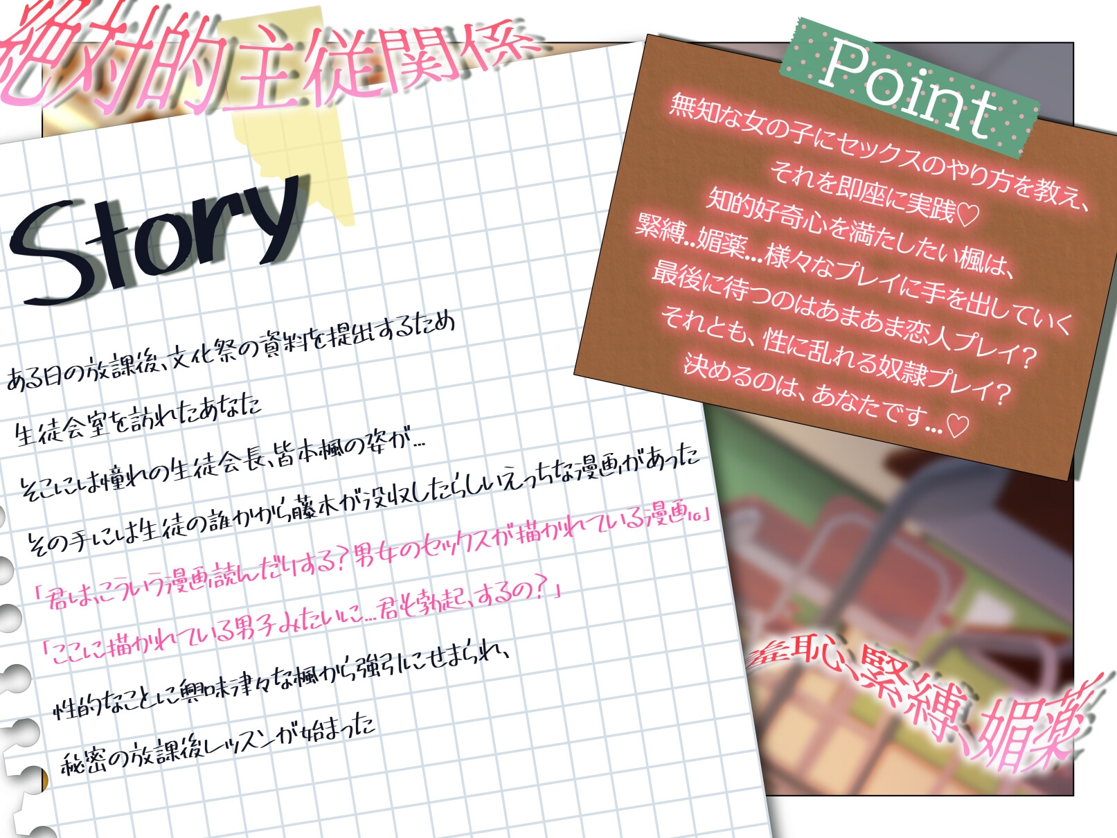セックスに興味津々なダウナー生徒会長との秘密の放課後レッスン 画像3