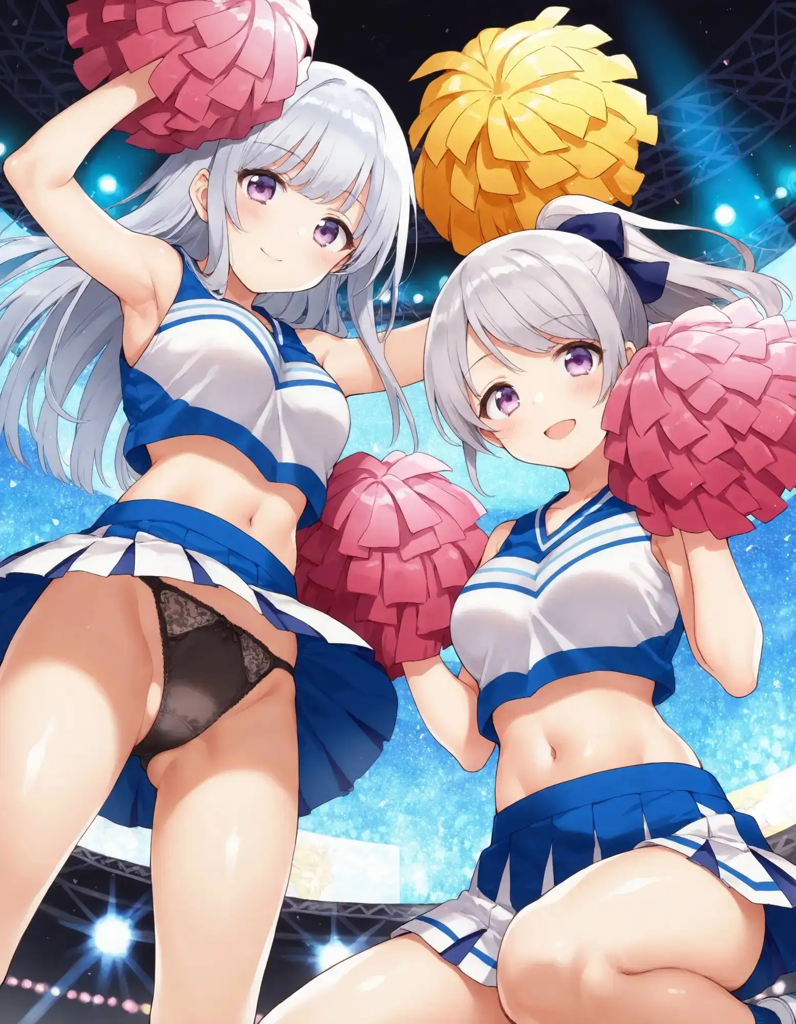 チアガールのパンチラ サンプル画像 2