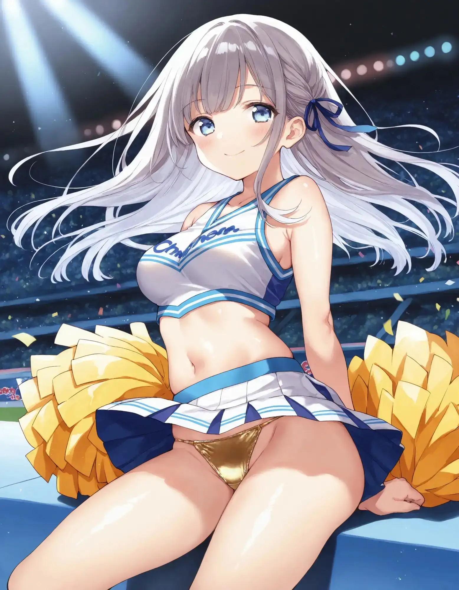 チアガールのパンチラ サンプル画像 6