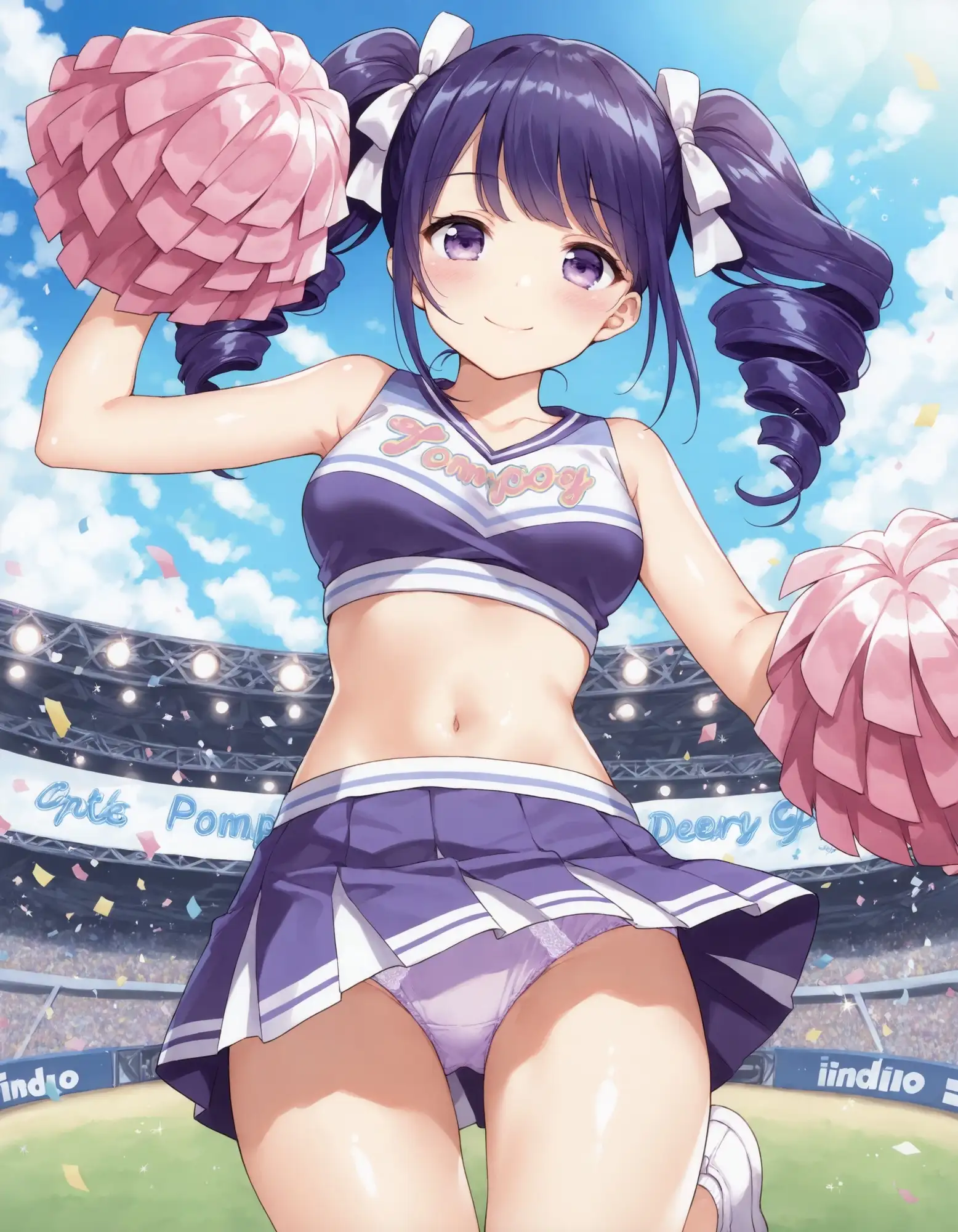 チアガールのパンチラ サンプル画像 7