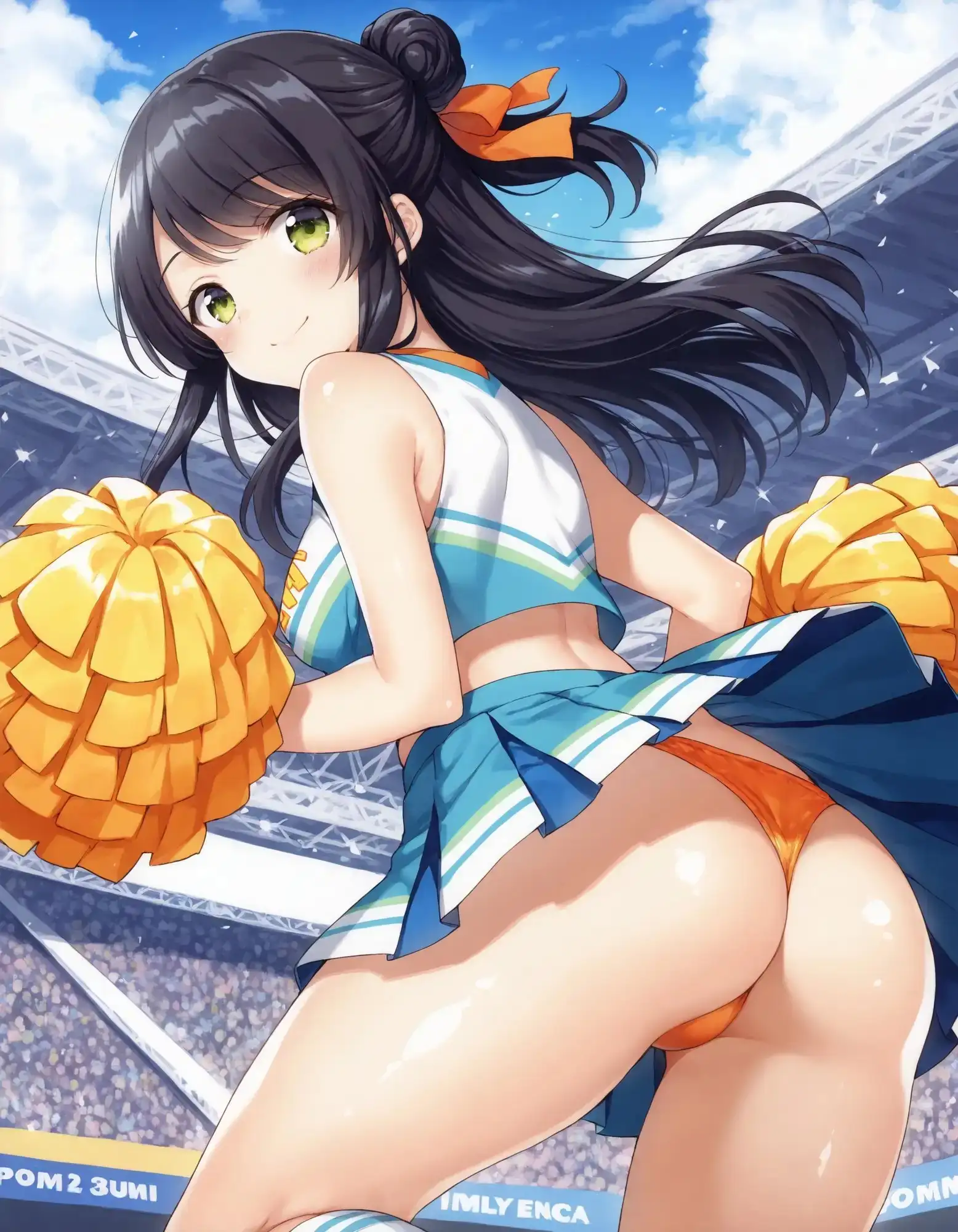 チアガールのパンチラ サンプル画像 8