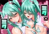 後輩のミクに遊ばれる先輩のミクさん [乃々木式]